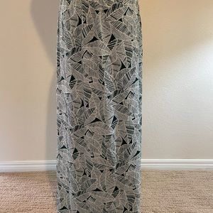 Tropical floor length shirt